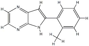 4H-Pyrrolo[2,3-b]pyrazine,6-(2-methylphenyl)-(9CI) CAS#: 798544-38-4