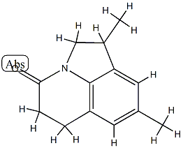 4H-Pyrrolo[3,2,1-ij]quinolin-4-one,1,2,5,6-tetrahydro-1,8-dimethyl-(9CI) CAS#: 768382-78-1
