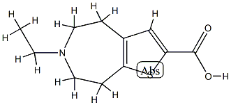 4H-Thieno[2,3-d]azepine-2-carboxylicacid,6-ethyl-5,6,7,8-tetrahydro-(9CI) CAS#: 765853-75-6