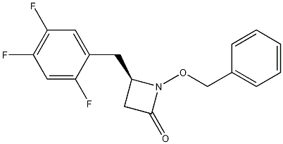 (4R)-1-(Phenylmethoxy)-4-[(2,4,5-trifluorophenyl)methyl]-2-azetidinone CAS#: 767352-30-7