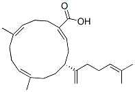 (4R,1Z,7E,11Z)-7,11-Dimethyl-4-(5-methyl-1-methylene-4-hexenyl)cyclotetradeca-1,7,11-triene-1-carboxylic acid CAS#: 73529-38-1