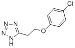 5-[2-(4-Chlorophenoxy)ethyl]-1H-tetrazole CAS#: 76167-89-0