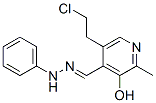 5-(2-Chloroethyl)-3-hydroxy-2-methyl-4-pyridinecarbaldehyde phenyl hydrazone CAS#: 72088-08-5
