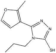 5-(2-METHYL-3-FURYL)-4-PROPYL-4H-1,2,4-TRIAZOLE-3-THIOL CAS#: 725218-33-7