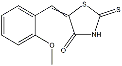 5-(2-Methoxybenzylidene)-2-thioxothiazolidin-4-one CAS#: 73855-60-4