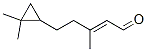 5-(2,2-DIMETHYLCYCLOPROPYL)-3-METHYL-2-PENTENAL CAS#: 877-60-1