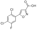 5-(2,4-DICHLORO-5-FLUOROPHENYL)ISOXAZOLE-3-CARBOXYLIC ACID CAS#: 763109-73-5