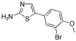 5-(3-BROMO-4-METHOXYPHENYL)THIAZOL-2-YLAMINE CAS#: 764710-12-5