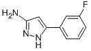 5-(3-FLUORO-PHENYL)-2H-PYRAZOL-3-YLAMINE CAS#: 766519-89-5