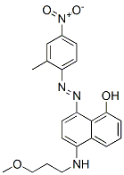 5-[(3-methoxypropyl)amino]-8-[(2-methyl-4-nitrophenyl)azo]-1-naphthol CAS#: 74839-42-2