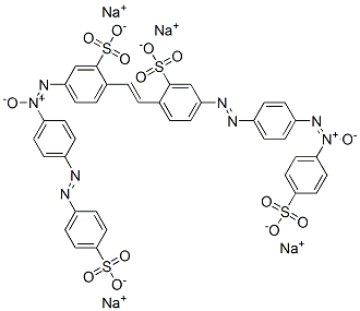 5-[[4-[(4-Sulfophenyl)azo]phenyl]-ONN-azoxy]-2-[2-[2-sulfo-4-[[4-[(4-sulfophenyl)-ONN-azoxy]phenyl]azo]phenyl]ethenyl]benzenesulfonic acid tetrasodium salt CAS#: 72854-07-0