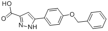 5-(4-BENZYLOXYPHENYL)-1H-PYRAZOLE-3-CARBOXYLIC ACID CAS#: 795260-68-3