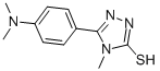 5-[4-(DIMETHYLAMINO)PHENYL]-4-METHYL-4H-1,2,4-TRIAZOLE-3-THIOL CAS#: 724749-05-7