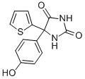 5-(4-Hydroxyphenyl)-5-(2-thienyl)-2,4-imidazolidinedione CAS#: 74697-32-8