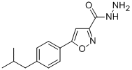 5-(4-ISOBUTYLPHENYL)ISOXAZOLE-3-CARBOHYDRAZIDE CAS#: 763109-55-3
