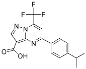 5-(4-ISOPROPYL-PHENYL)-7-TRIFLUOROMETHYL-PYRAZOLO[1,5-A]PYRIMIDINE-3-CARBOXYLIC ACID CAS#: 725699-04-7