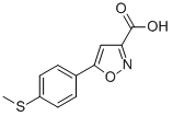5-(4-(METHYLTHIO)PHENYL)ISOXAZOLE-3-CARBOXYLIC ACID CAS#: 763109-74-6