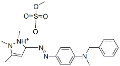 5-[[4-(benzylmethylamino)phenyl]azo]-1,2,3-trimethyl-1H-pyrazolium methyl sulphate CAS#: 77967-46-5