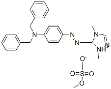 5-[[4-[dibenzylamino]phenyl]azo]-1,4-dimethyl-1H-1,2,4-triazolium methyl sulphate CAS#: 72919-81-4