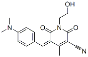 5-[[4-(dimethylamino)phenyl]methylene]-1,2,5,6-tetrahydro-1-(2-hydroxyethyl)-4-methyl-2,6-dioxonicotinonitrile CAS#: 77001-54-8