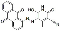 5-[(9,10-dihydro-9,10-dioxo-1-anthryl)azo]-1,2-dihydro-6-hydroxy-4-methyl-2-oxonicotinonitrile CAS#: 77394-54-8