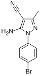 5-AMINO-1-(4-BROMOPHENYL)-3-METHYL-4-CYANO 1H-PYRAZOLE CAS#: 76982-35-9
