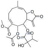 5-Acetoxy-4-(2,3-dihydroxy-2-methyl-1-oxobutoxy)-2,3,3a,4,5,8,9,11a-octahydro-10-methyl-3-methylene-2-oxocyclodeca[b]furan-6-carboxylic acid methyl ester CAS#: 73522-62-0