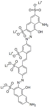 5-Amino-3-[[4-[2-[4-[(7-amino-1-hydroxy-3-sulfo-2-naphthalenyl)azo]-2-sulfophenyl]ethenyl]-3-sulfophenyl]azo]-4-hydroxy-2,7-naphthalenedisulfonic acid pentalithium salt CAS#: 72453-59-9