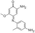 5-Amino-4-((4-aminomethylphenyl)imino)-2-methoxy-2,5-cyclohexadien-1-o ne CAS#: 78279-14-8