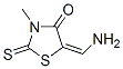 5-(Aminomethylene)-3-methyl-2-thioxothiazolidin-4-one CAS#: 73855-56-8