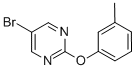 5-BROMO-2-(M-TOLYLOXY)PYRIMIDINE CAS#: 73221-74-6