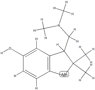 5-Benzofuranol,3-[(dimethylamino)methyl]-2,3-dihydro-2,2-dimethyl-(9CI) CAS#: 784990-15-4