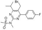 5-(Bromomethyl)-4-(4-fluorophenyl)-6-isopropyl-2-[methyl(methylsulfonyl)amino]pyrimidine CAS#: 799842-07-2
