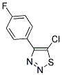5-CHLORO-4-(4-FLUOROPHENYL)-1,2,3-THIADIAZOLE CAS#: 77414-44-9