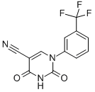 5-CYANO-1-[3-(TRIFLUOROMETHYL)PHENYL]URACIL CAS#: 75838-24-3
