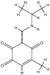 5-Cyclohexene-1,2,4-trione,5-methyl-3-[[(1-methylethyl)amino]methylene]-(9CI) CAS#: 75371-97-0