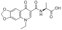 5-Ethyl-8-oxo-5,8-dihydro-1,3-dioxolo(4,5-g)quinoline-7-carboxylic 1-c arboxyethylamide CAS#: 79721-05-4