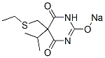 5-(Ethylthiomethyl)-5-isopropyl-2-sodiooxy-4,6(1H,5H)-pyrimidinedione CAS#: 73681-05-7