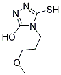 5-MERCAPTO-4-(3-METHOXYPROPYL)-4H-1,2,4-TRIAZOL-3-OL CAS#: 793678-87-2