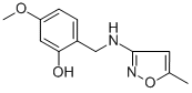 5-METHOXY-2-([(5-METHYL-3-ISOXAZOLYL)AMINO]METHYL)BENZENOL CAS#: 763132-59-8