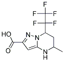 5-METHYL-7-PENTAFLUOROETHYL-4,5,6,7-TETRAHYDRO-PYRAZOLO[1,5-A]PYRIMIDINE-2-CARBOXYLIC ACID CAS#: 712319-11-4