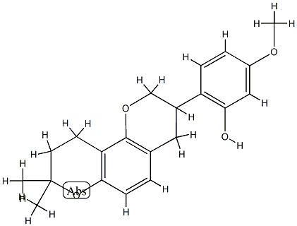 5-Methoxy-2-(3,4,9,10-tetrahydro-8,8-dimethyl-2H,8H-benzo[1,2-b:3,4-b']dipyran-3-yl)phenol CAS#: 77808-97-0