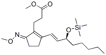 5-(Methoxyimino)-2-[(1E,3S)-3-[(trimethylsilyl)oxy]-1-octenyl]-1-cyclopentene-1-propanoic acid methyl ester CAS#: 72101-40-7