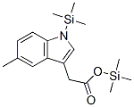 5-Methyl-1-(trimethylsilyl)-1H-indole-3-acetic acid trimethylsilyl ester CAS#: 74367-50-3