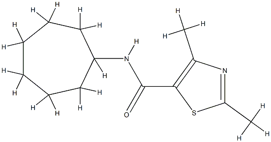 5-Thiazolecarboxamide,N-cycloheptyl-2,4-dimethyl-(9CI) CAS#: 778588-92-4