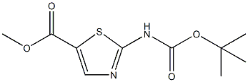 5-Thiazolecarboxylic  acid,  2-[[(1,1-dimethylethoxy)carbonyl]amino]-,  methyl  ester CAS#: 745078-03-9