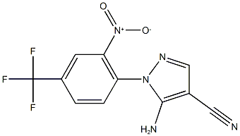 5-amino-1-[2-nitro-4-(trifluoromethyl)phenyl]-1H-pyrazole-4-carbonitrile CAS#: 74990-43-5