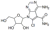 5-amino-8-chloro-9-[3,4-dihydroxy-5-(hydroxymethyl)oxolan-2-yl]-2,4,9- triazabicyclo[4.3.0]nona-1,3,5,7-tetraene-7-carboxamide CAS#: 73210-49-8