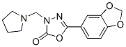5-benzo[1,3]dioxol-5-yl-3-(pyrrolidin-1-ylmethyl)-1,3,4-oxadiazol-2-on e CAS#: 73484-54-5