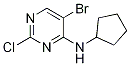 5-broMo-2-chloro-N-cyclopentylpyriMidin-4-aMine CAS#: 733039-20-8
